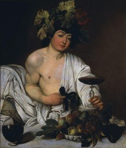 Caravaggio’s interpretatie van de god Bacchus