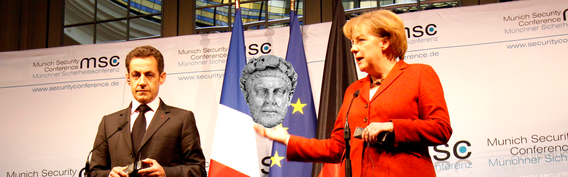Sarkozy en Merkel