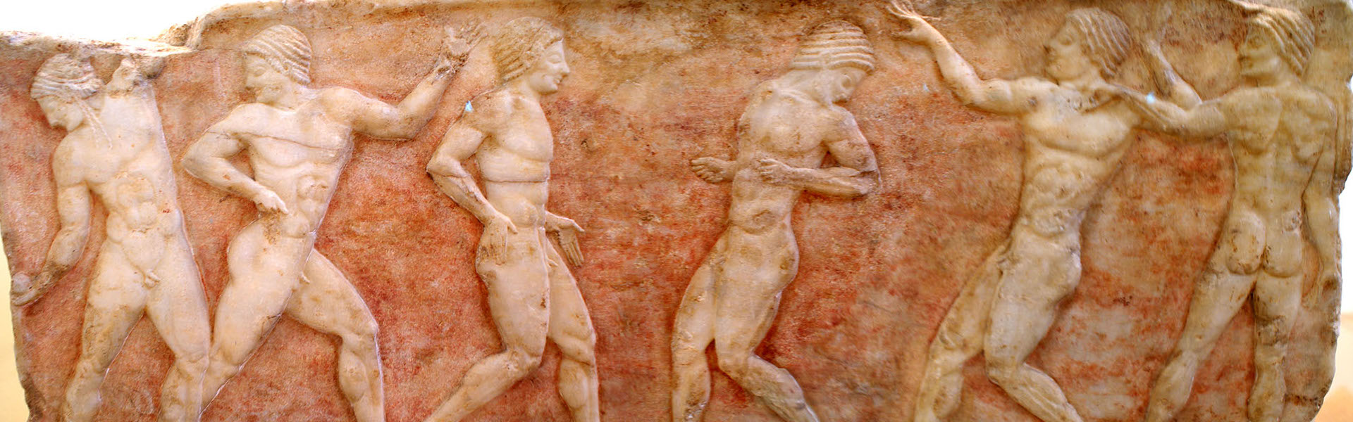 "Ball Players" in het National Archeological Museum in Athene.